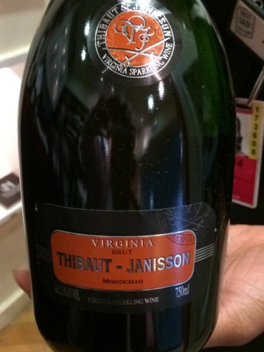 蒂博霞多丽起泡酒Thibaut Janisson Blanc de Chardonnay Virginia Sparkling Wine