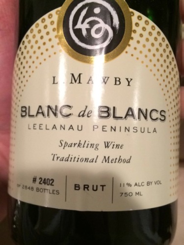 Traditional Method Leelanau Peninsula Blanc de Blancs Sparkling Brut