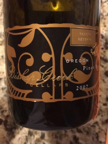 教皇溪威乐斯黑皮诺珍藏干红Bishop Creek Cellars Valois Pinot Noir Reserve