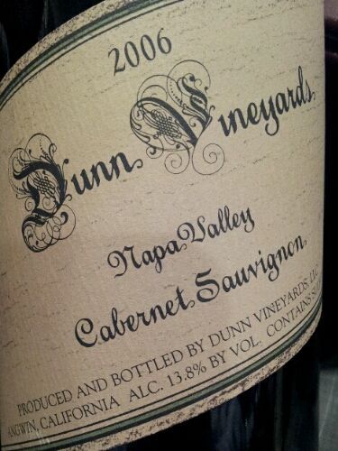 邓恩赤霞珠纳帕谷干红Dunn Vineyards Napa Valley Cabernet Sauvignon