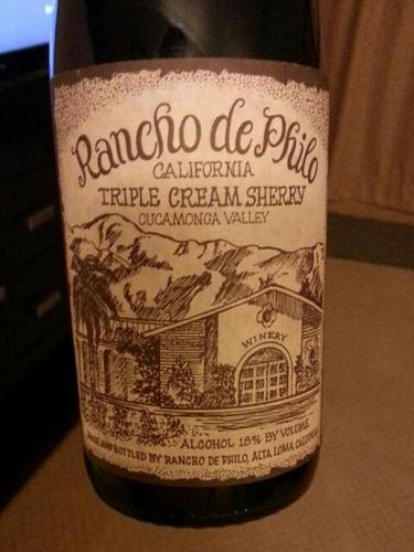 Cucamonga Valley Triple Cream Sherry