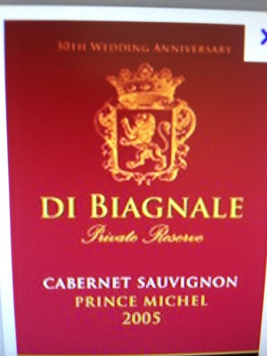 Di Biagnale Private Reserve Cabernet Sauvignon