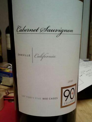 90布拉斯24号赤霞珠干红90+ Ninety Plus Cellars Lot 24 OakVile Cabernet Sauvignon