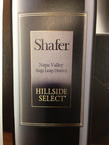 思福山坡精选赤霞珠干红Shafer Hillside Select Cabernet Sauvignon