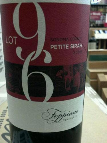 Lot 96 Petite Sirah