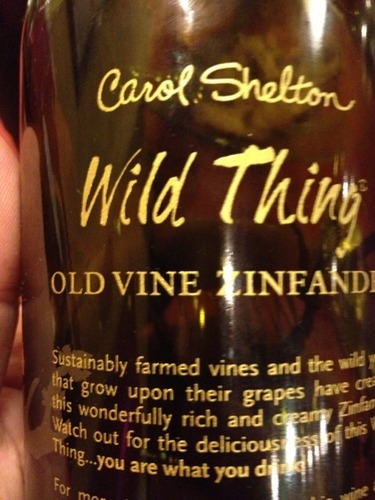 Wild Thing Old Vine Zinfandel