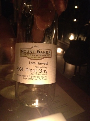 Late Harvest Pinot Gris