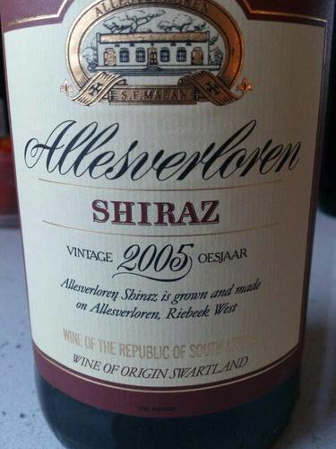 Swartland Shiraz