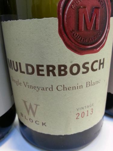 Mulderbosch Chenin Blanc W Block