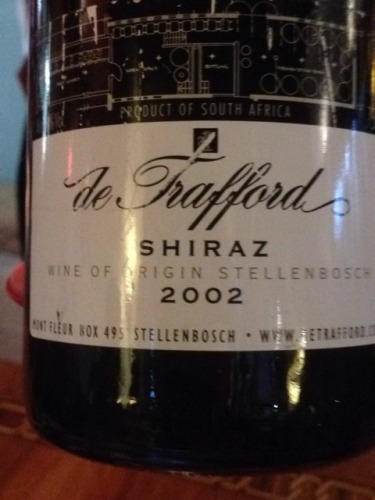 特拉福酒庄西拉干红De Trafford Shiraz